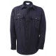 LION® 4.5 oz Nomex IIIA LONG SLEEVE Shirt - MITERED Pockets/Flaps - Plain Weave - Straight Yoke
